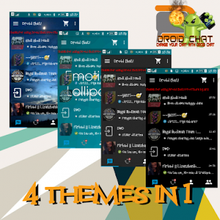 BBM DROID-Chat v6.8.24 Pro Fitur + Clone + 4 Theme in 1 