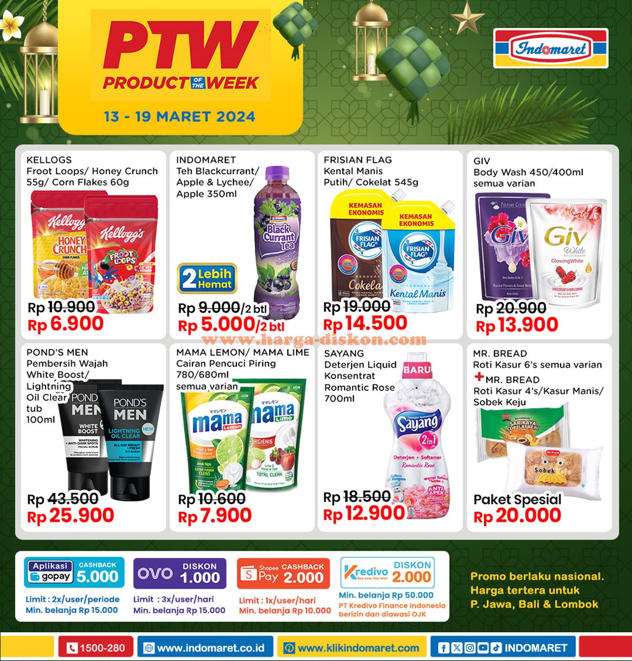 Promo INDOMARET Product of The Week 13 - 19 Maret 2024