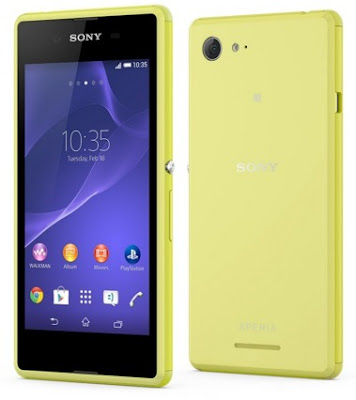 Harga HP Sony Xperia E3 dan E3 Dual Tahun 2017 Lengkap Dengan Spesifikasi, Layar 4.5 Inchi, 4G LTE, Kamera 5MP, RAM 1GB