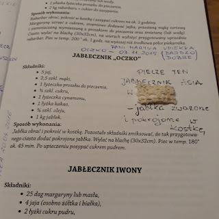 jabłecznik oczko, ciasto z jabłkami, placek z jabłkami