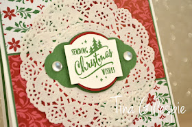 scissorspapercard, Stampin' Up!, Art With Heart, Heart Of Christmas, Dashing Along DSP, Christmas Traditions, Merry Christmas To All