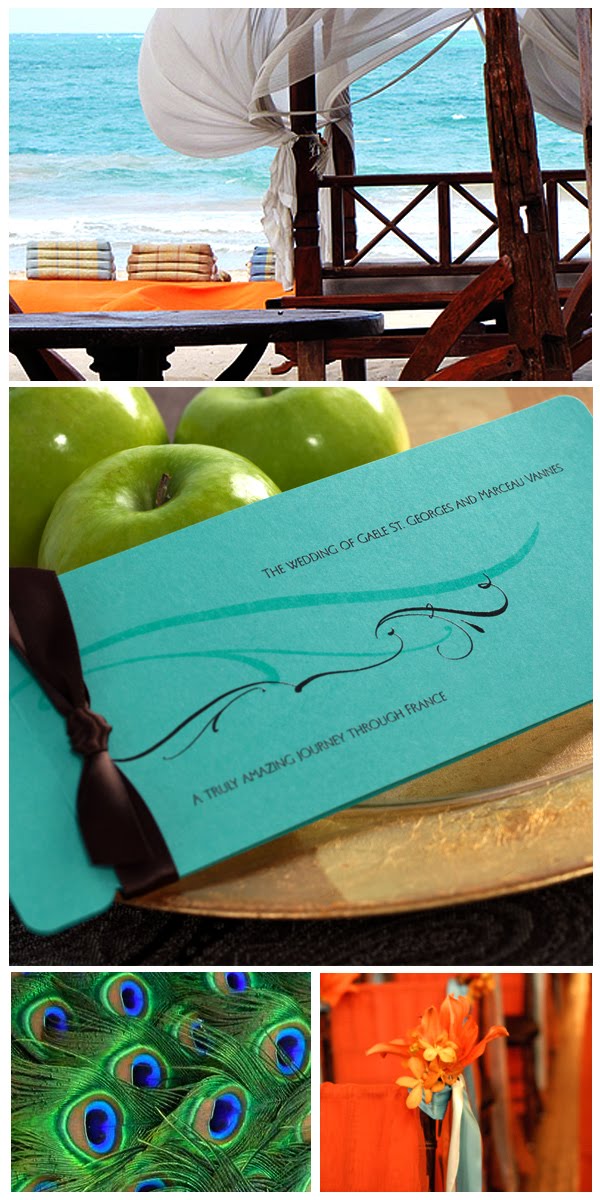 Megan and Jeremy 39s Wedding Turquoise and Green Inspiration