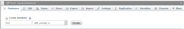 create Database