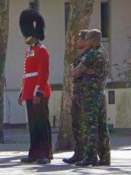 Guardsman outside Guards Museum