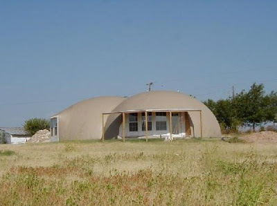 Casa doble domo de concreto