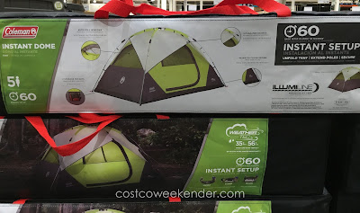 Roughing it is more manageable with the Coleman 5-Person Instant Dome Tent