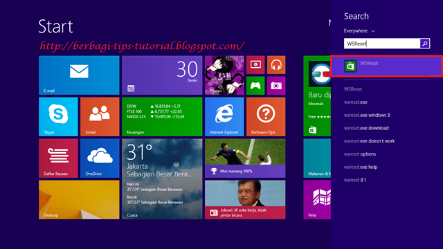 Cara menghapus cache Windows Store Cara menghapus cache Windows Store