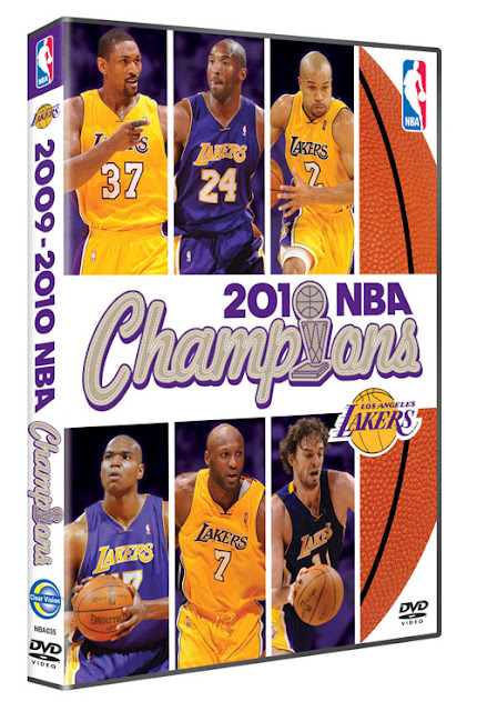 DVD original conmemorativo del anillo de 2010 de Los Ángeles Lakers