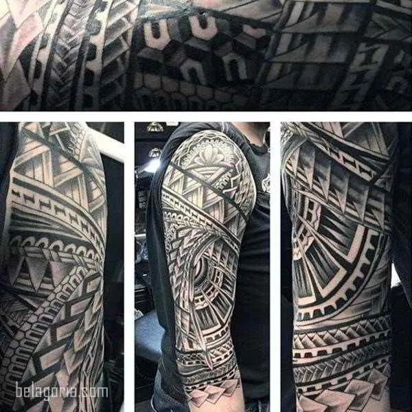 Imagen de un Tatuaje tribal para hombre