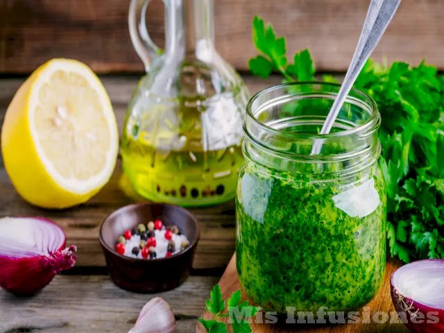 Infusión de cilantro y limón