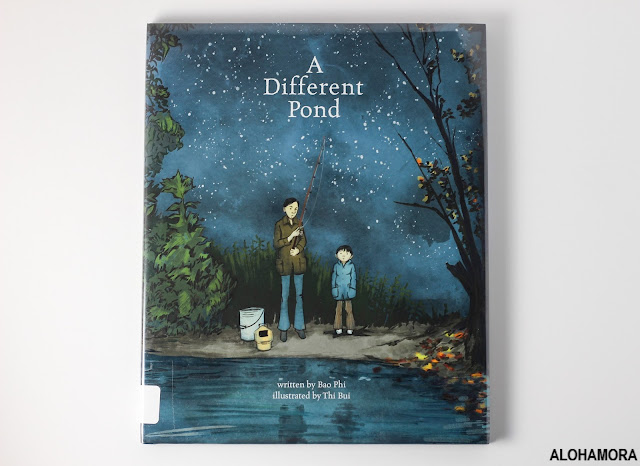 A Different Pond by Bao Phi and illustrated by Thi Bui won a Caldecott Honor in 2018.  The book is a beautiful story about family, immigration, father son relationship, and a sweet story.  The almost graphic novel appearance of this picture book is fun to read.  The illustrations are gorgeous with an artsy take.  A great book, and a great addition to any library collection. Great for 2nd grade through 6th grade. picture book, kidlit, award books, read aloud, immigrants. Alohamoraopenabook Alohamora Open a Book http://alohamoraopenabook.blogspot.com/