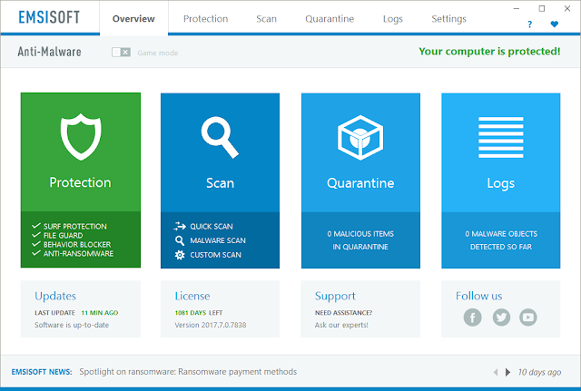 Emsisoft Anti-Malware License Key