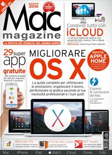 Mac Magazine 91 - Maggio 2016 | ISSN 2035-3669 | TRUE PDF | Mensile | Computer | Apple | iOS | Hardware | Software
Il mensile dedicato a chi usa il proprio Mac per lavoro e a quanti scelgono i prodotti Apple perché vogliono computer affidabili, facili da usare, con una vasta gamma di programmi già  inclusi nel sistema. Ampio spazio, quindi, alle guide che illustrano il funzionamento dei vari strumenti di OS X e dei più diffusi software commerciali o gratuiti. Largo spazio anche agli approfondimenti sul mondo Apple, in particolare a quello mobile dell'iPhone con recensioni di accessori, il software e i servizi Web per lo smartphone più in voga del momento. Completa il quadro un'esauriente guida all'acquisto di tutti i prodotti Apple. In allegato, un DVD con programmi completi e le demo dei programmi commerciali e il freeware più utile per il proprio Mac.