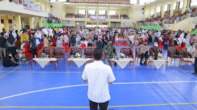 Ribuan Masyarakat Kota Solok ikuti Sumbar Sadar Vaksin 