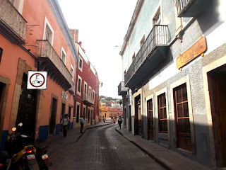 Street in center Guanajuato