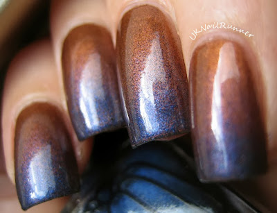 Nelly Polish Burnt Copper and Night Sky