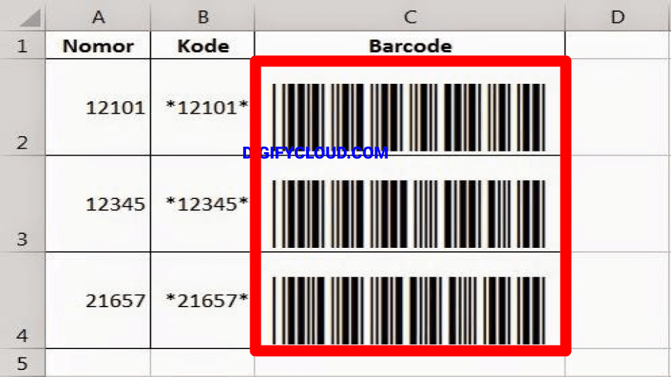 Cara Membuat Barcode Menggunakan Microsoft Excel 2007, 2010, 2013, 2016