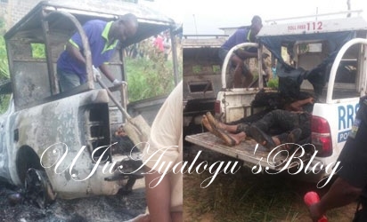 How Daredevil Militants Burnt OPC Member Alive, Killed Army Captain and 4 Policemen in Lagos (Photo)