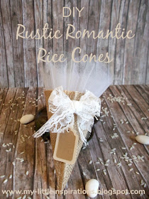 DIY Coni Portariso per Matrimonio in stile Rustico Romantico - titolo - MLI