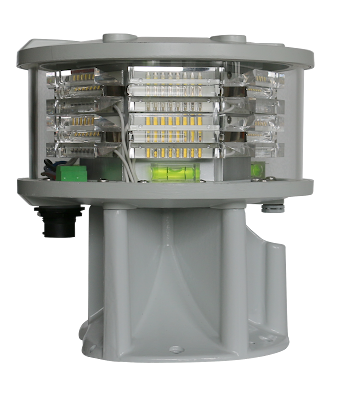 medium intensity aviation obstruction lights