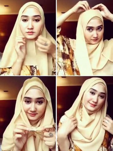 Tutorial Memakai JILBAB Segi Empat