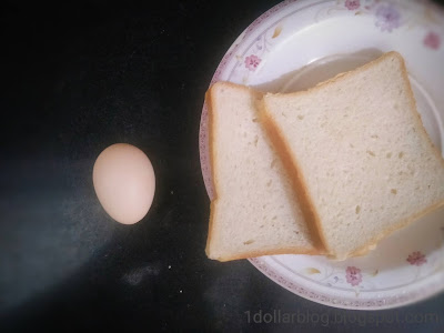 Bread (at least 2 slices) 2. Eggs (at least 1)