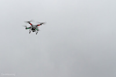 Remote Controlled Drone over Deception Pass