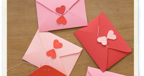 Amarela Criativa: Ideias de cartões e envelopes românticos