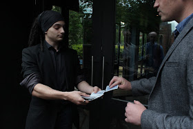 Magician at Slate bar Leeds