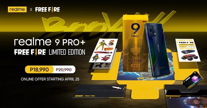 realme 9 Pro+ Free Fire Limited Edition