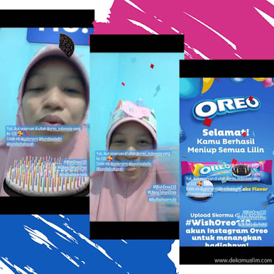 AR instagram filter Oreo