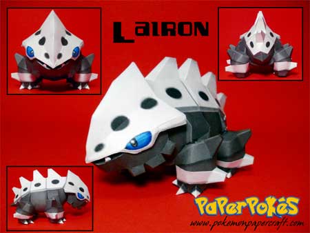 Pokemon Lairon Papercraft