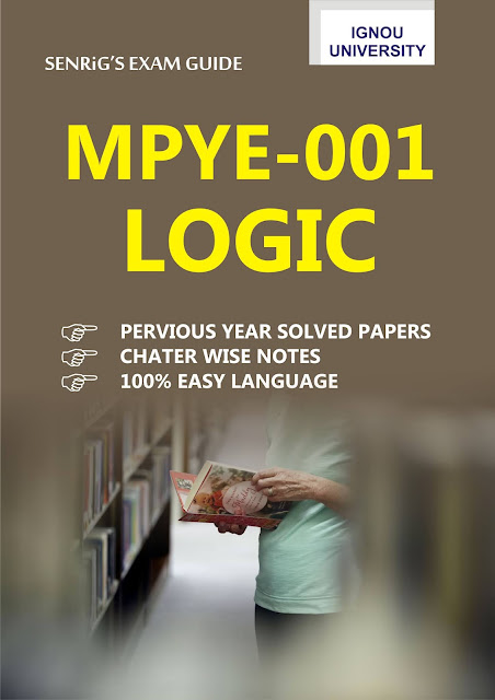 IGNOU MPYE 001 Logic Help Book