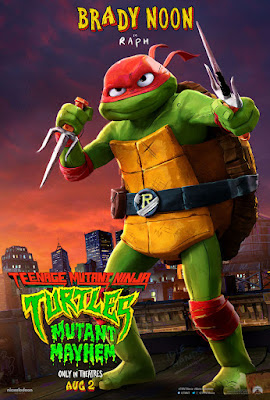 Teenage Mutant Ninja Turtles Mutant Mayhem Animated Movie Character Poster Raph