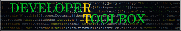 Developer Toolbox