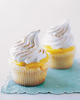 Healthy Lemon Meringue Cupcakes | Healthy Bake Lemon Cupcakes