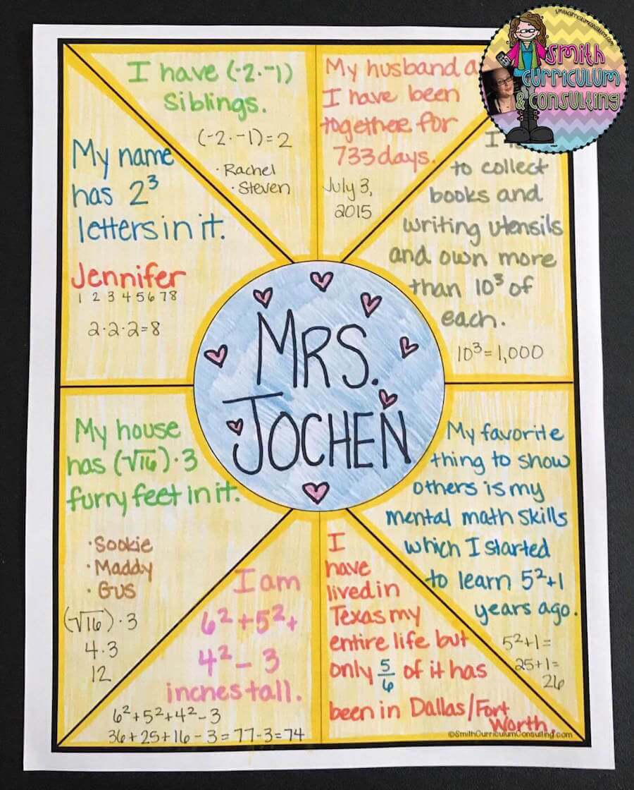 15 Great Ideas for the First Day of School | Mrs. E Teaches Math