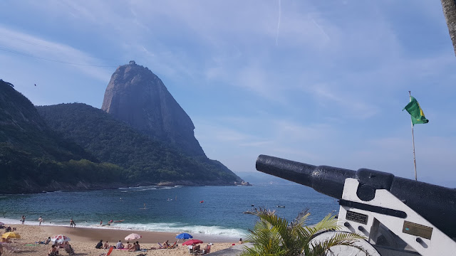 Vista de que está no Restaurante Terra Brasilis, que fica dentro do Círculo Militar