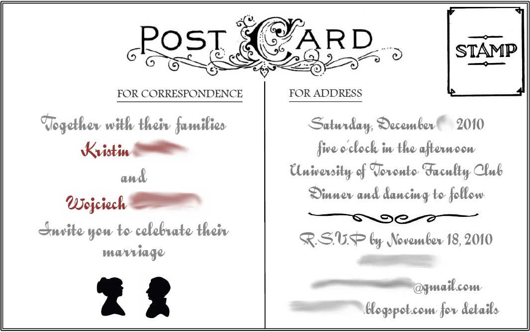 Here’s a look at what we designed (this is not the finished invite):