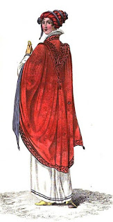 Walking dress   from La Belle Assemblée (Mar 1811)