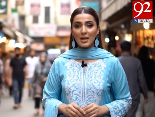 92 News Debuts Pakistan's First AI Reporter