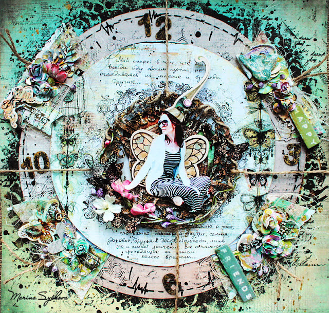 Скрапбукергода 2015. Полуфинал. @MarinaSyskova #scrapbooking #mixedmedia #layout #7dotsstudio #primamarketing