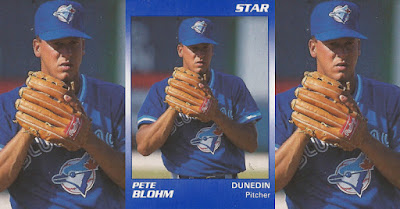 Pete Blohm 1990 Dunedin Blue Jays card