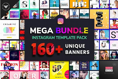 Instagram Mega Bundle Template Pack Free Download