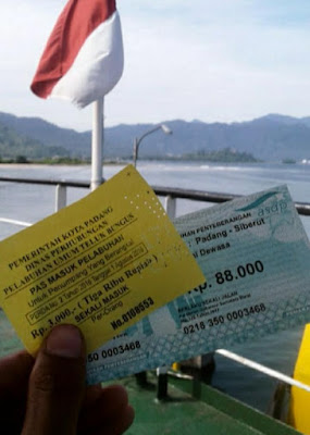 tiket dari pelabuhan bungus padang menuju siberut, mentawai