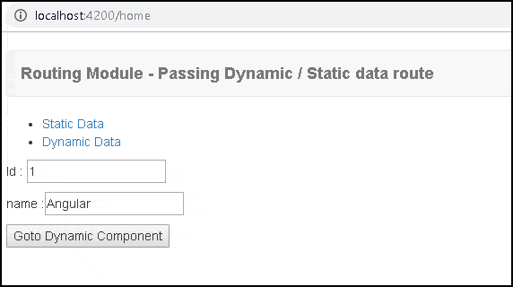 How To Pass Data To Route In Angular