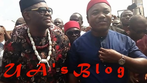 Fani-Kayode Storms Nnamdi Kanu's Hometown In Umuahia...See What IPOB Did For Him (Photos)