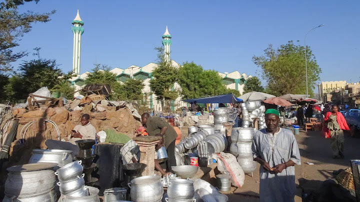 The biggest green white Mosque