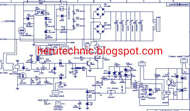 CARA MEMPERBAIKI MESIN LAS Skema Diagram Mesin Las MMA TIG