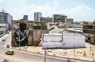 'Soldiers Who Desire Peace' Graffiti Street Art in Colombia